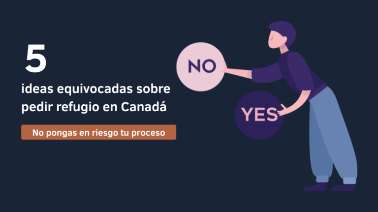 Ideas equivocadas sobre pedir refugio en Canadá: señales que pueden desviar tu proceso